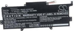 VHBW Notebook akkumulátor Asus C31N1602, 0B200-02090000 - 4800 mAh 11, 55 V Li-polimer, fekete (888202095)