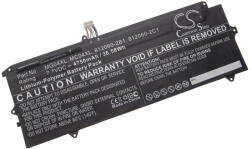 VHBW Notebook akkumulátor HP 812060-2C1, 812148-855, 812060-2B1 - 4750 mAh 7, 7 V Li-polimer, fekete (888201774)