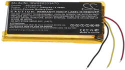 VHBW Vezeték nélküli fejhallgató akku a SteelSeries AEC503759-hez - 1200 mAh 3, 7 V Li-polimer (888203470)