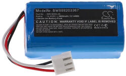 VHBW Akkumulátor Severin Chill INR18650-4S-hez - 2600 mAh, 14, 4 V, Li-Ion (888203367)