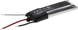 VHBW Dr. Dre A1773, YU10448-16022, YU10448-16022 vezeték nélküli fejhallgató akkuának - 50 mAh 3, 8 V Li-polimer (888203459)