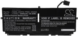 VHBW Notebook akkumulátor Dell WN0N0, FP86V, 722KK, 2XXFW - 6500 mAh 7, 6 V Li-polymer (888401449)