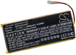 VHBW DAB rádió akku Genf BPS454094P-hez - 2400 mAh 3, 7 V Li-polimer (888201946)