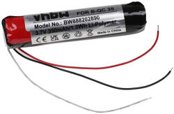 VHBW Vezeték nélküli fejhallgató akku a Bose AHB110520CPS-hez - 350 mAh 3, 7 V Li-polimer (888202890)