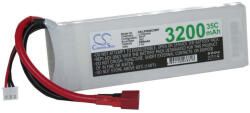 VHBW Modellkészítő eszköz akkumulátor - 3200 mAh 7, 4 V Li-polimer, T-System AWG12 (800102703)