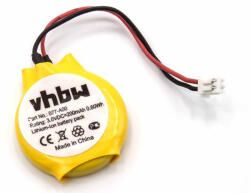 VHBW Számítógépes BIOS akkumulátor Dell 077-A00, 0MR652, GC02001DR0, 313-020, 313-032 típusokhoz - 200 mAh 3 V Li-Ion (800109400)