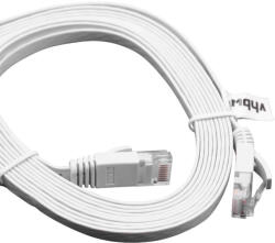 VHBW Ethernet Kábel Cat. 6 - 3 m, Fehér, Lapos (888100975)