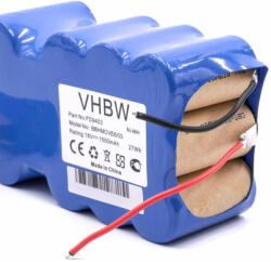 VHBW Akkumulátor Bosch 751993, FD9403, 100W + 10W, FD9403 -1500mAh, 18V, NiMH esetén (800118075)