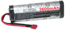 VHBW Modellgyártó eszköz akkumulátora - 3600 mAh, 7, 2 V NiMH, T-dugó (f) (800102729)