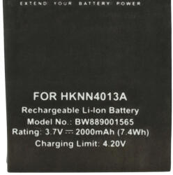 VHBW Rádióakku Motorola HKLN4440B, HKNN4013A, BT110, BT90 készülékekhez - 2000 mAh 3, 7 V Li-polimer (889001565)