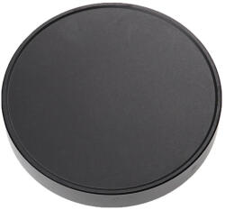 VHBW 80 mm Alumínium Eloxált Lencsesapka, Flanel Belső, Matt Fekete (888400925)