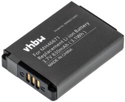 VHBW Vezeték nélküli fejhallgató akku a Parrot 1ICP7/28/35, PF56100, MH46671 készülékekhez - 830 mAh 1, 2 V Li-Ion (800112455)
