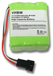 VHBW DAB rádió akku a Teac BP-R1, BP-R12EU, BP-R1EU, BP-R2, BP-R5 készülékekhez - 1800 mAh 7, 2 V NiMH (800106944)