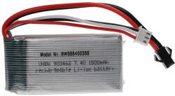 VHBW Modellkészítő eszköz akkumulátor - 1500 mAh 7, 4 V Li-polimer, SM-2P (888400368)