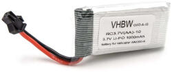 VHBW Modellkészítő eszköz akkumulátor Zoopa 300 Movie Helicopter AA0300, AA0300-A, AA0302, 300-1000 mAh 3, 7 V Li-I számára (800114436)