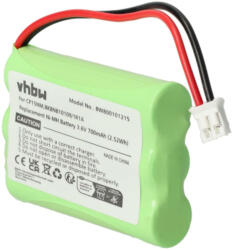 VHBW Babafigyelő elem Graco BATT-2795-höz - 700 mAh 3, 6 V NiMH (800102369)