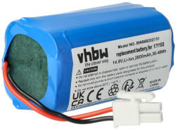 VHBW Akkumulátor Mamibot 171103-hoz - 2600 mAh, 14, 8 V, Li-Ion (888202731)