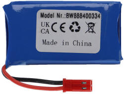 VHBW Modellkészítő eszköz akkumulátor - 780 mAh 3, 7 V Li-polimer, BEC (888400334)