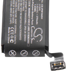 VHBW Apple A1848 Okosóra Akkumulátor - 270 mAh 3, 82 V Li-polimer (888200248)