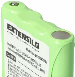VHBW Rádióakku a Midland KEBT072A, BATT4R, BATT-4R, KEBT-072-A készülékekhez - 800 mAh 4, 8 V NiMH (888401345)