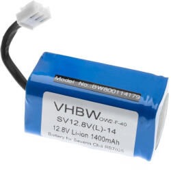VHBW Akkumulátor Philips CP0111/01, 4IFR19/66-hoz - 1400 mAh, 12, 8 V, Li-Ion (800114179)