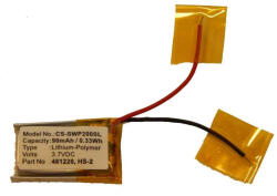 VHBW Vezeték nélküli fejhallgató akku Samsung AHB601218, B481220, 481220, HS-2 készülékekhez - 90 mAh 3, 7 V Li-polimer (800109064)