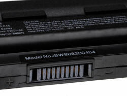 VHBW Notebook akkumulátor Asus A33-K55, A32-K55, A41-K55 - 5200 mAh 10, 8 V Li-polimer, fekete (888200464)