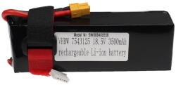 VHBW Modellkészítő eszköz akkumulátor - 3500 mAh 18, 5 V Li-polimer, XT60 (888400556)
