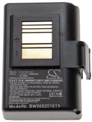VHBW Akkumulátor Zebra BTRY-MPP-34MAHC1-01, AT16004, BTRY-MPP-34MA1-01 nyomtatóhoz - 3400 mAh 7, 4 V Li-Ion (888201611)