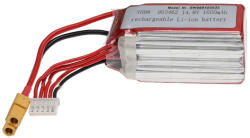 VHBW Modellkészítő eszköz akkumulátor - 1600 mAh 14, 8 V Li-polimer, XT60 (888400533)