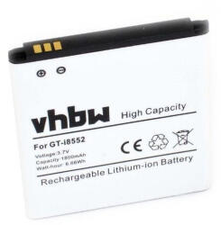 VHBW Mobiltelefon akkumulátor Samsung EEB585157VK, EB585157LU - 1800 mAh 3, 7 V Li-Ion (800109874)