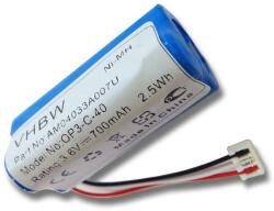 VHBW Elektromos borotvaelem Wella HR-AAAU, 1520902 - 700 mAh 3, 6 V NiMH (800103792)