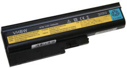 VHBW Notebook akkumulátor IBM / Lenovo 40Y6797, 40Y6798, 40Y6795 - 4400 mAh 10, 8 V Li-Ion, fekete (106161093)