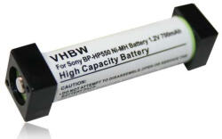 VHBW Vezeték nélküli fejhallgató akku Sony BP-HP550, 1-756-316-22, 1-756-316-21 - 700 mAh 1, 2 V NiMH (800103551)