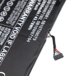 VHBW Notebook akkumulátor Lenovo 5B10T09079, 5B10T09081, 5B10W67194 - 2850 mAh 15, 36 V Li-polymer (888202537)