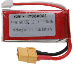 VHBW Modellkészítő eszköz akkumulátor - 1200 mAh 11, 1 V Li-Ion, XT60 (888400509)