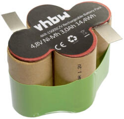 VHBW Akkumulátor Kärcher 4KR-1500SC/V-hez - 3000 mAh, 4, 8 V, NiMH (800108876)