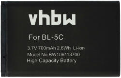VHBW Babafigyelő elem a Levana WLW523450 ERA-hoz - 700 mAh 3, 7 V Li-Ion (800103268)