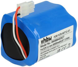 VHBW Akkumulátor iClebo YCR-M07-20W, YCR-MT12-S1-hez - 6000 mAh, 14, 52 V, Li-Ion (888402627)