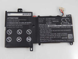 VHBW Notebook akkumulátor HP HV02XL, 796219-421, HSTNN-LB6P, 796355-005 - 4000 mAh 7, 6 V Li-polymer (800112862)