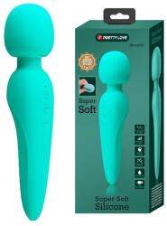Pretty Love Vibrator Masaj Meredith, 7 Moduri Vibratii & 5 Intensitati Viteza, Silicon, USB, Verde, 21.5 cm - fantezie Vibrator