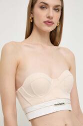 Patrizia Pepe top bézs, női, sima, 8C0676 A375 - bézs 40