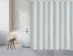 MSV ЗАВЕСА ЗА БАНЯ polyester 180х200 ЗЕЛЕНИ ТОЧКИ (149249)
