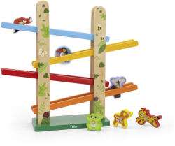 Viga Toys Pod zig zag cu masini - jungle, viga (44671)