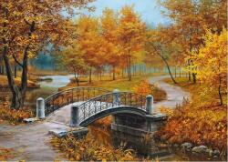 Cherry Pazzi - Puzzle Toamnă într-un parc vechi - 1 000 piese Puzzle