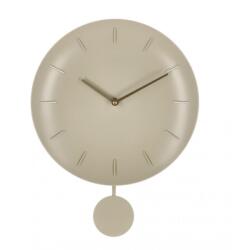 Bizzotto Ceas perete cu pendul plastic taupe Jair 30x6x39.5 cm (0185556deco)
