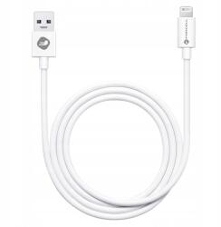 Forcell kábel USB A és Lightning 8-pin 1A C316 TUBE fehér 1 méter
