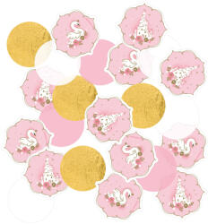 Amscan Confetti - Pink Castle / Swan