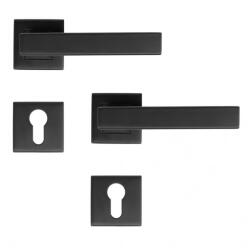 STROXX Maner usa interior STROXX MARTIN cu rozeta patrata pentru cilindru, material inox, culoare negru mat