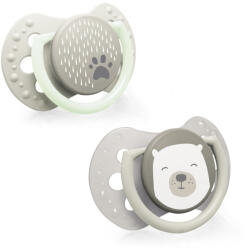 LOVI Силиконови залъгалки Lovi - Buddy Bear, 3-6 m, 2 броя (22/864)